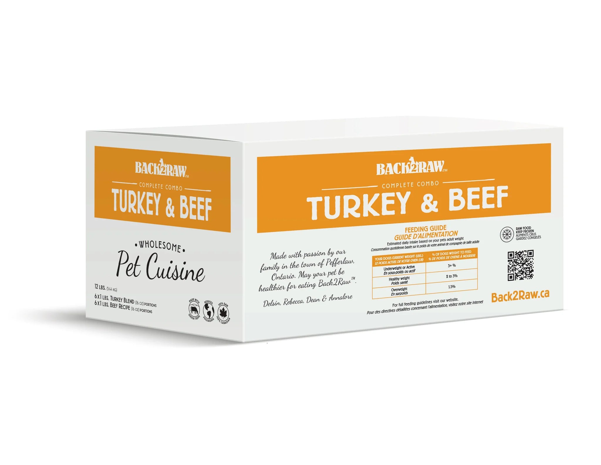 Back 2 Raw COMPLETE TURKEY / BEEF COMBO (12LB BOX)