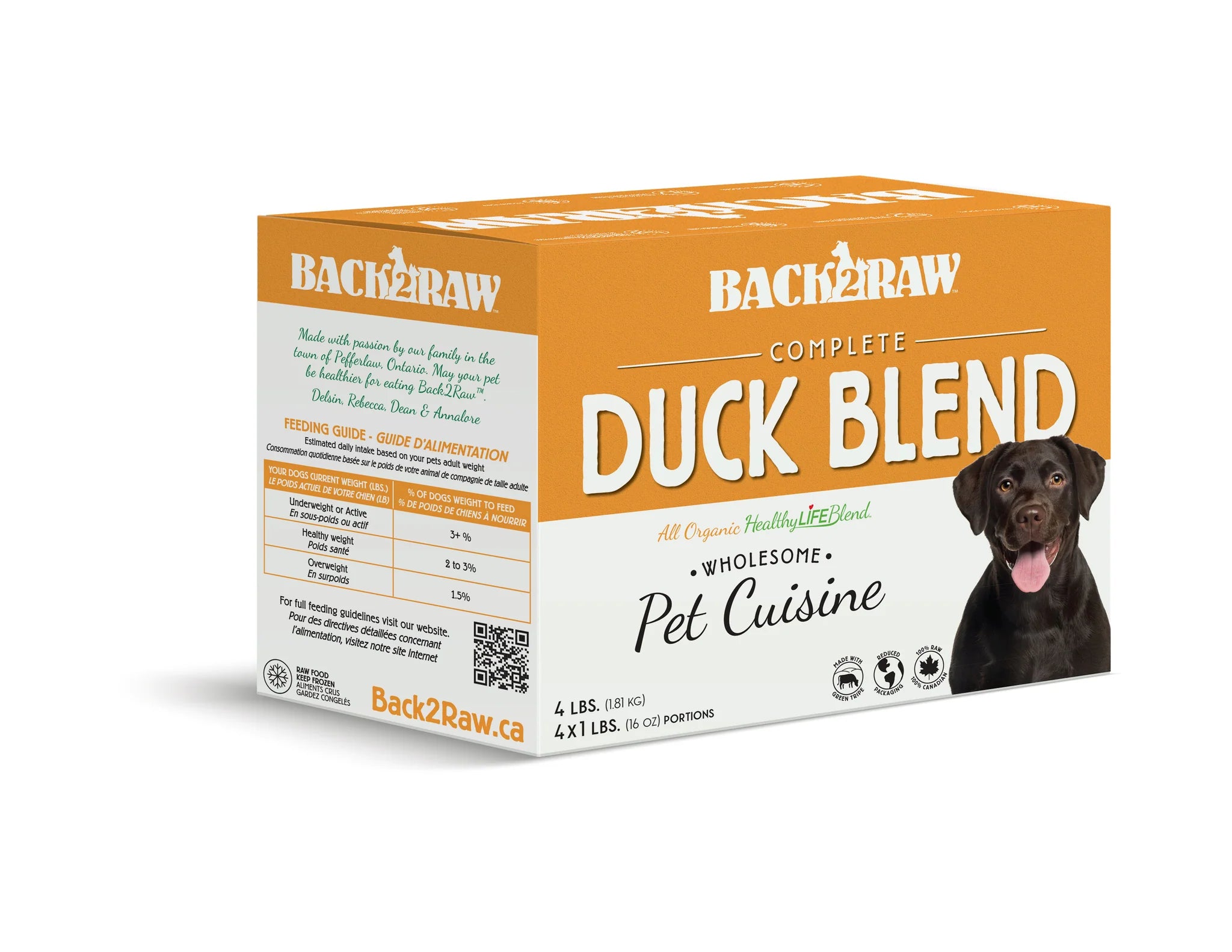 Back 2 Raw COMPLETE DUCK BLEND