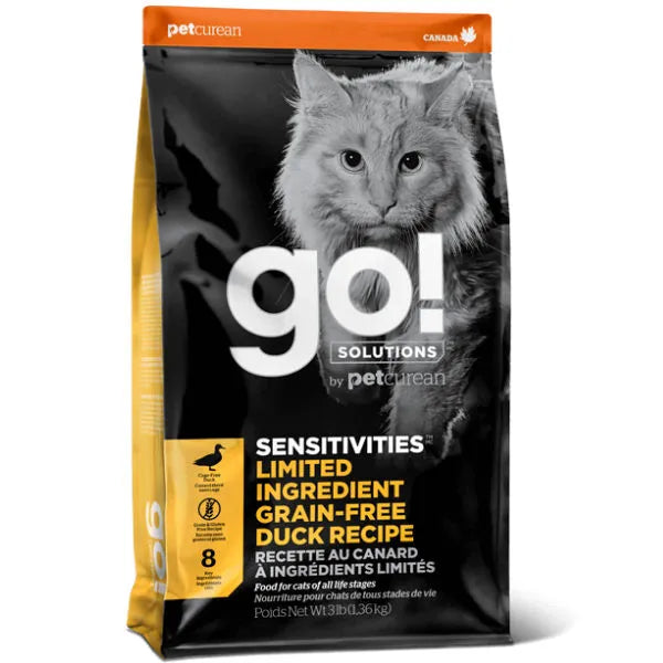 Go! Solutions Sensitivities - Limited Ingredient Grain Free Duck Recipe Cat Food