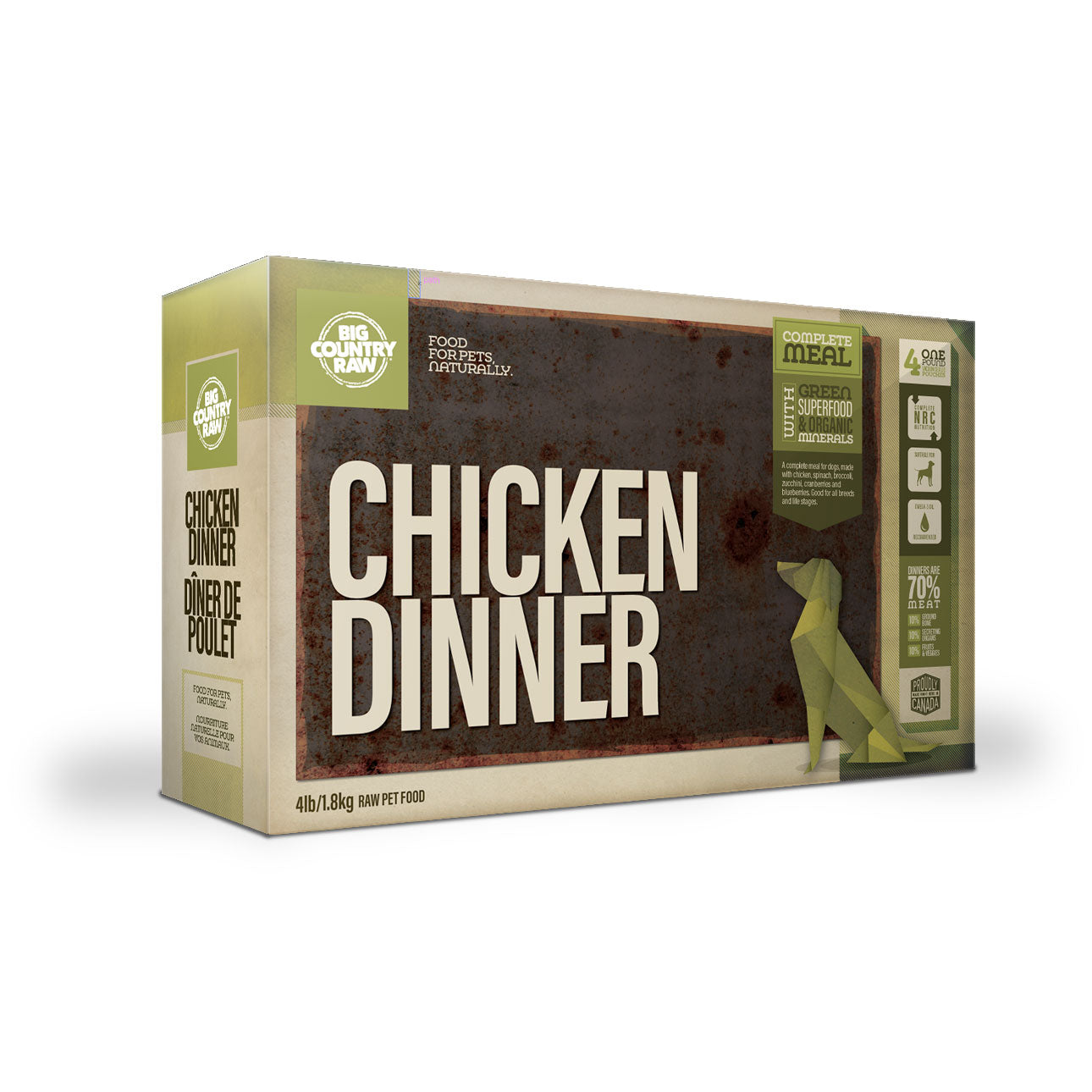 Big Country Raw Chicken Dinner Carton