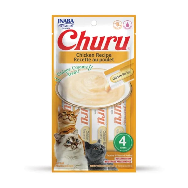 Inaba CHURU Chicken Variety 4 Pack