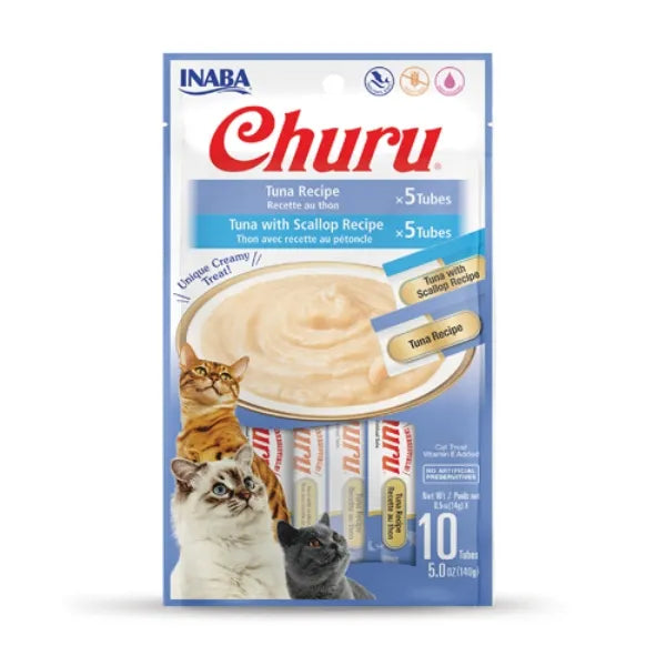 Inaba CIAO Churu Purées - Tuna Variety 10 pack