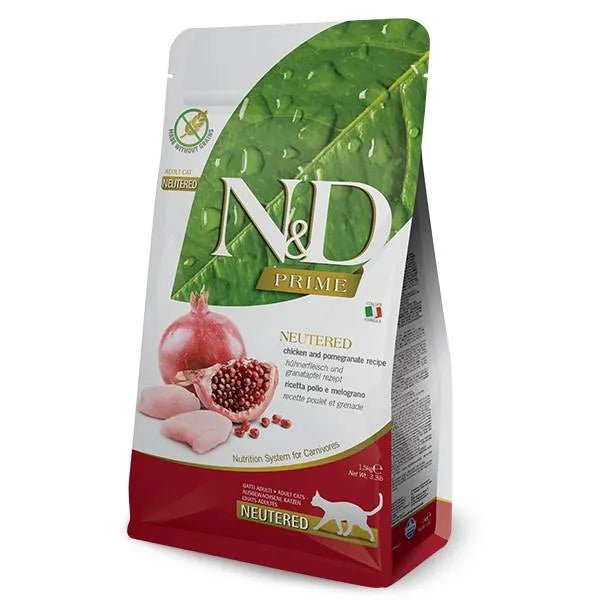 Farmina N&D Prime Adult Cat Food - Chicken and Pomegranate