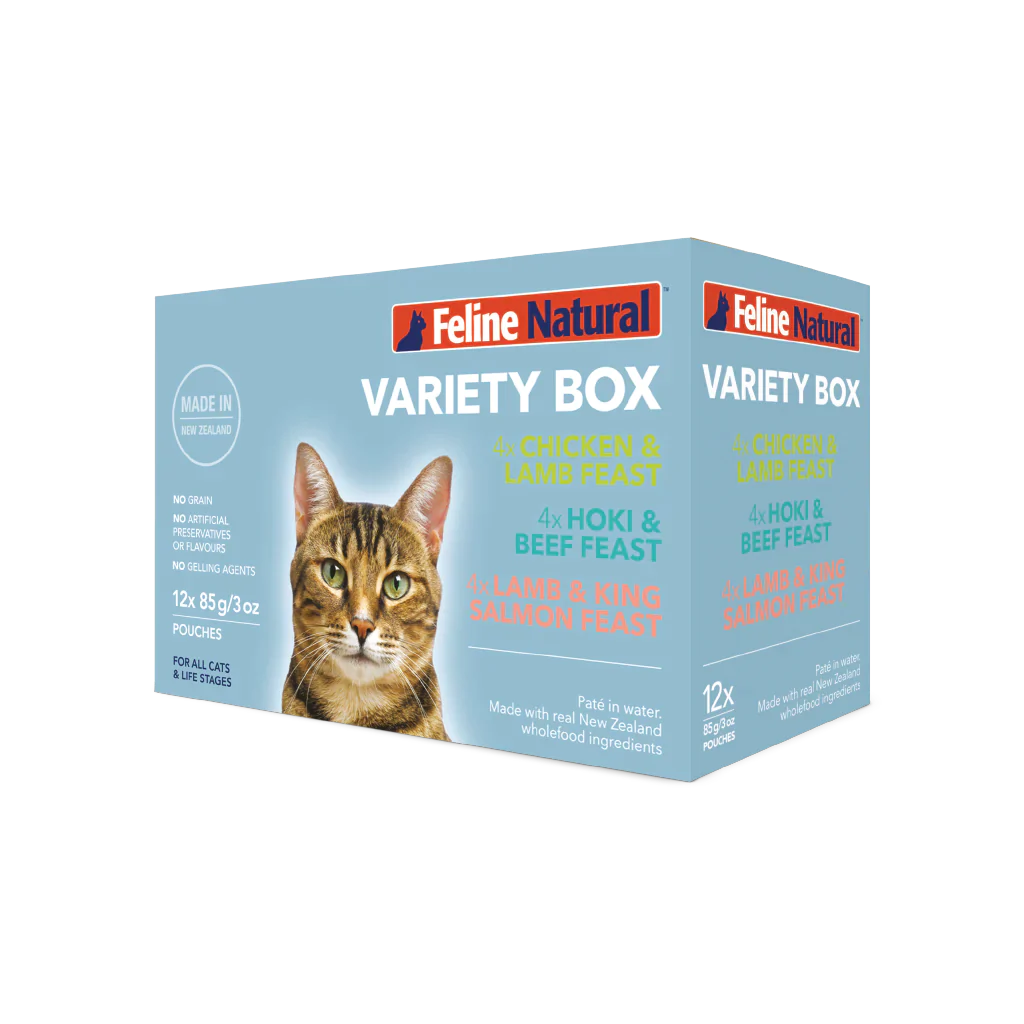 Feline natural Variety Box Pouch Cat Food