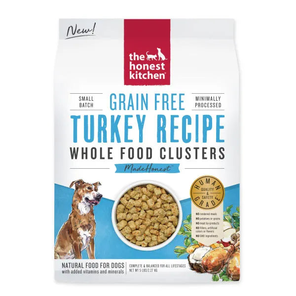 The Honest Kitchen Whole Food Clusters for Dogs - Grain Free Turkey
