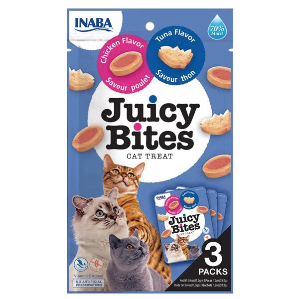 Inaba Juicy Bites Tuna & Chicken Flavor