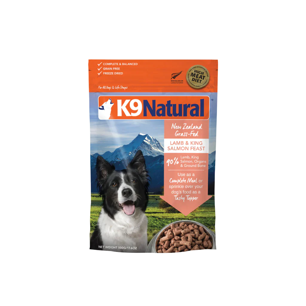 K9 Natural Lamb & King Salmon Feast Freeze-Dried Dog Food
