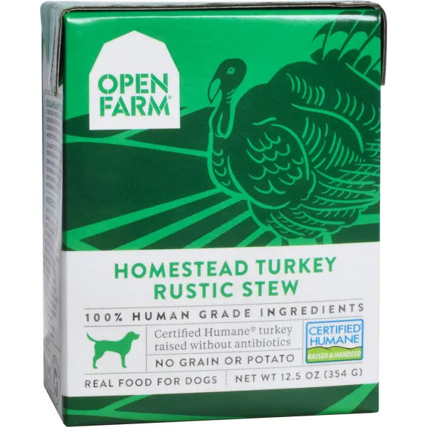 Open Farm Wet Dog Food - Homestead Turkey Rustic Stew