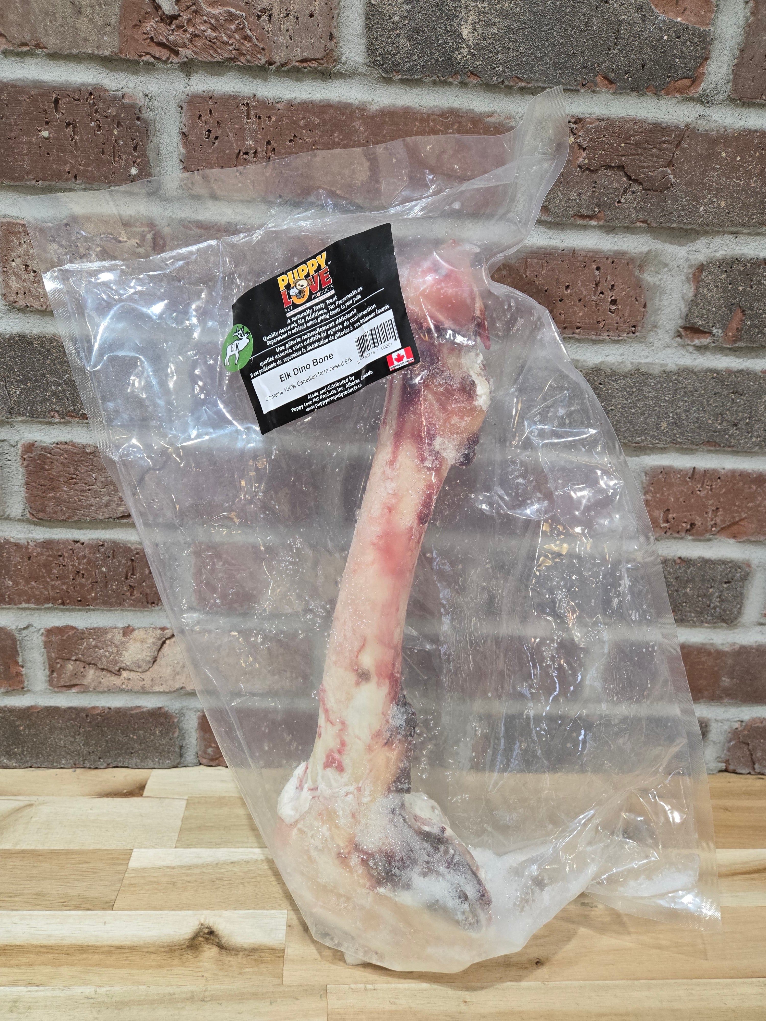 Puppy Love Raw Elk Dino Bone