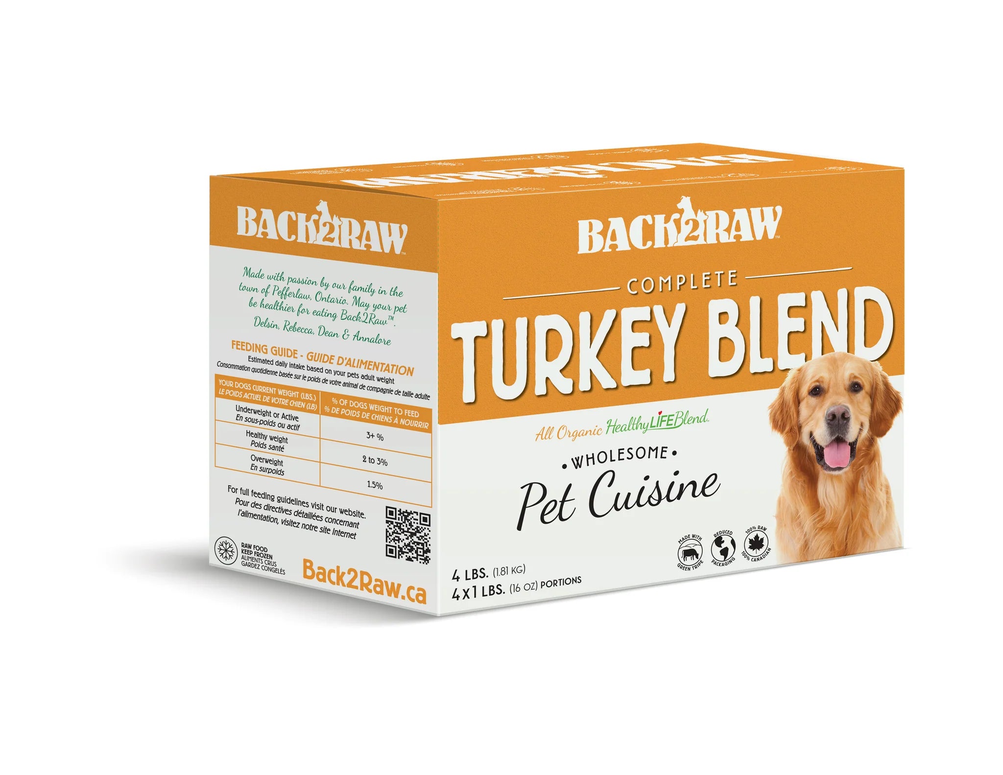 Back 2 Raw COMPLETE TURKEY BLEND