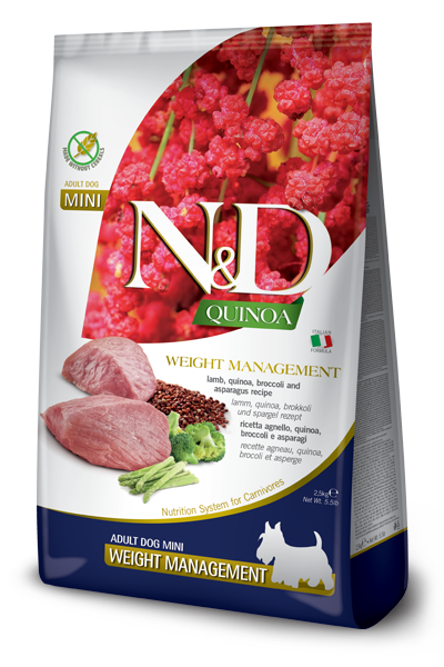 Farmina N&D Quinoa Functional Canine Dog Food - Weight Management Mini Lamb