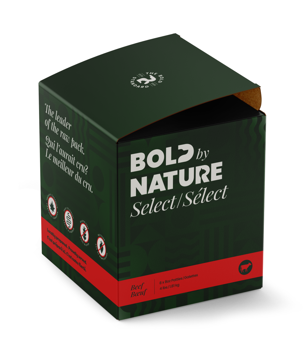 Bold By Nature Select Raw Beef Patties 4LB Bold By Nature