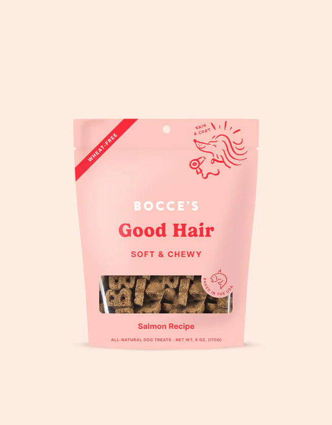 Bocce's Bakery Good Hair Soft & Chewy Dog Treats Bocce