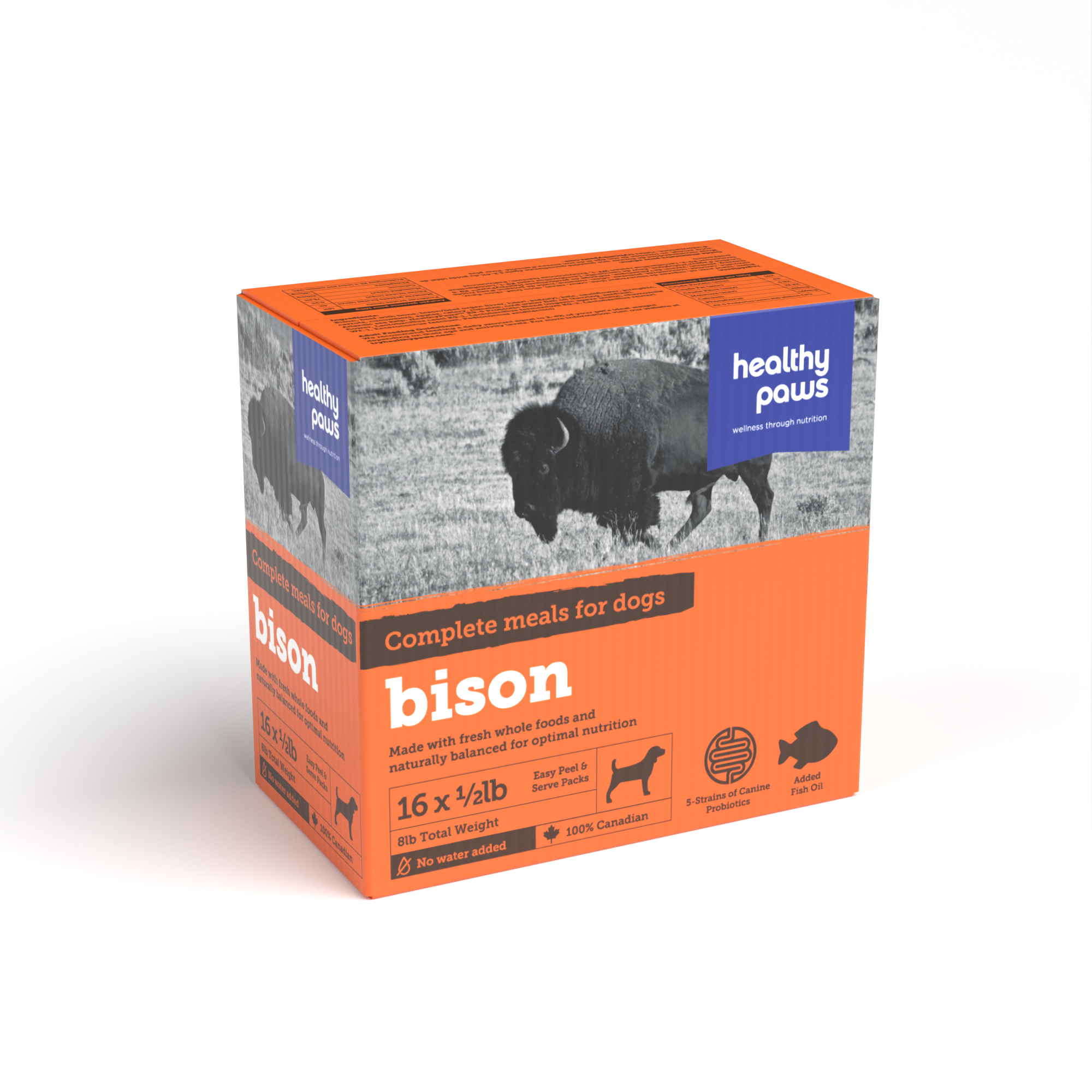 Healthy Paws Bison – Canine Complete