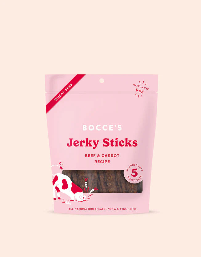 Bocce's Bakery Grazers Jerky Dog Treats - Chicken & Pumpkin Bocce