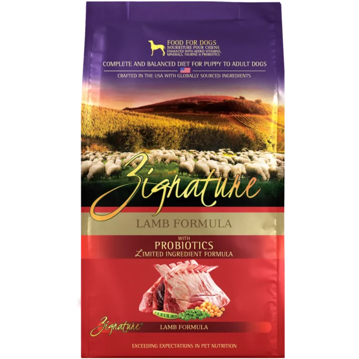 ZIGNATURE LAMB FORMULA DOG FOOD Zignature