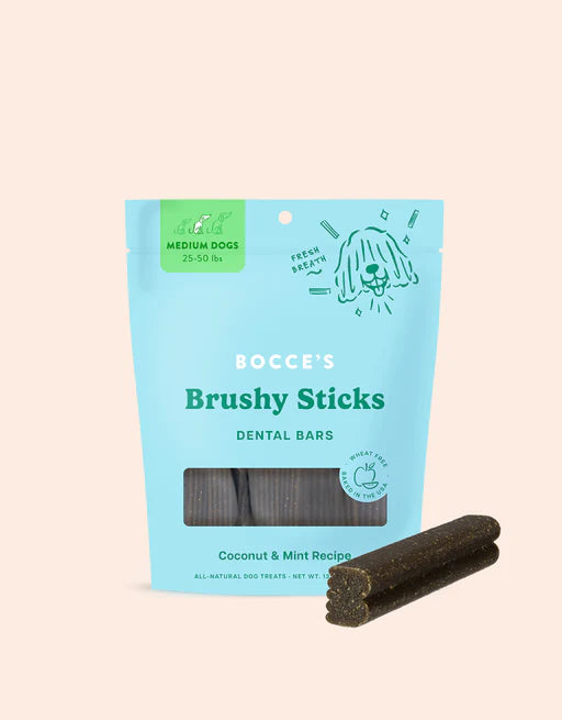 Bocce's Bakery Brushy Dental Sticks Bocce