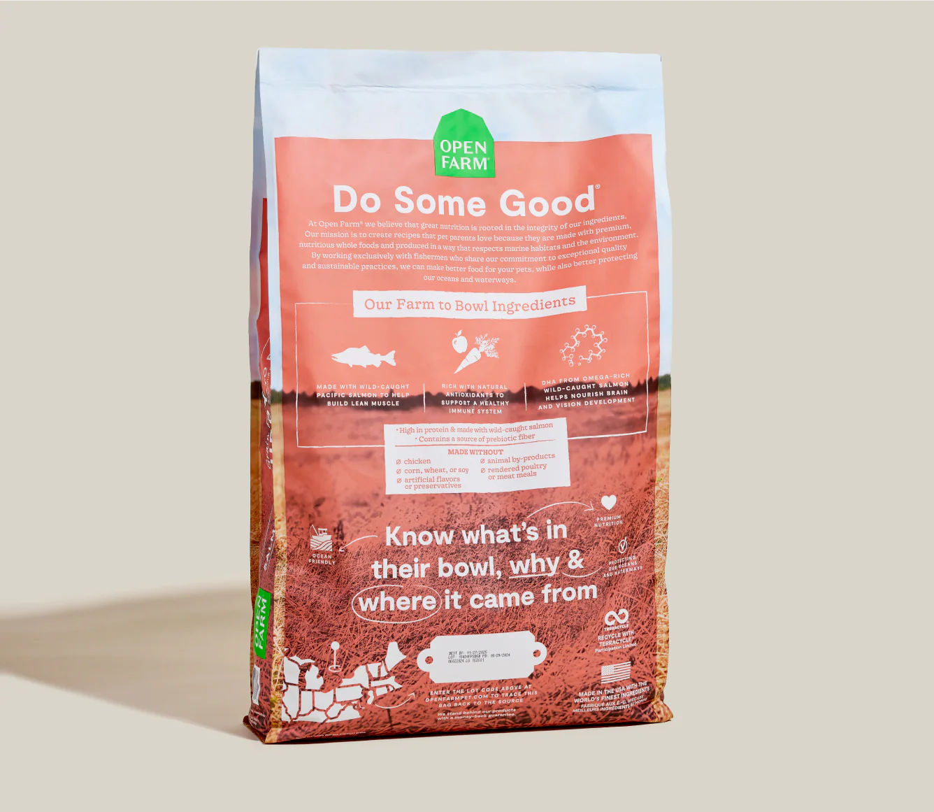 Open Farm Salmon & Sweet Potato Puppy Recipe Open Farm