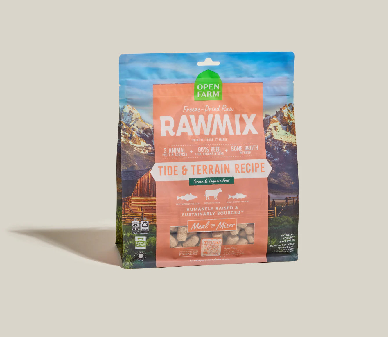 Open Farm RawMix Tide & Terrain Freeze Dried Raw Morsels for Dogs Open Farm