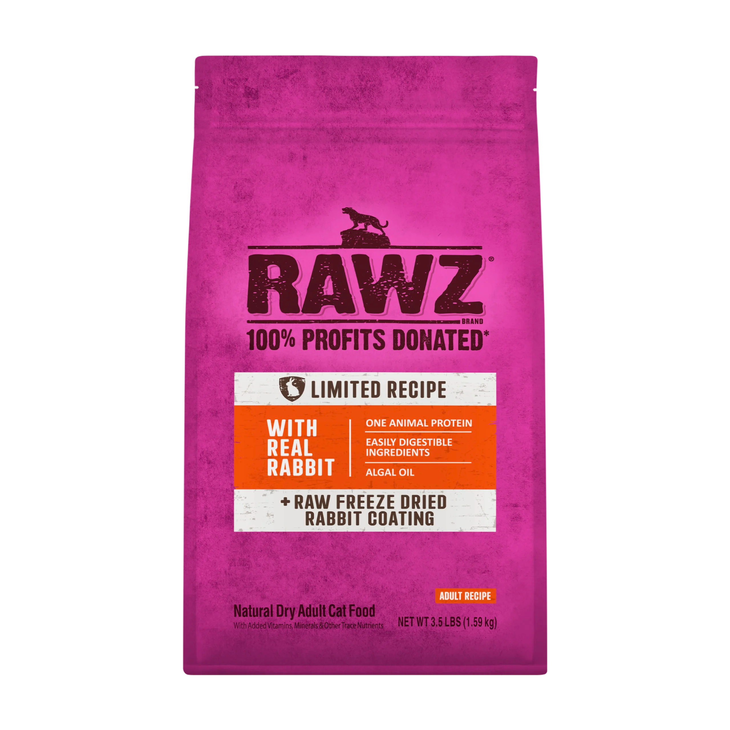 Rawz Limited Ingredient Rabbit Cat Food Rawz
