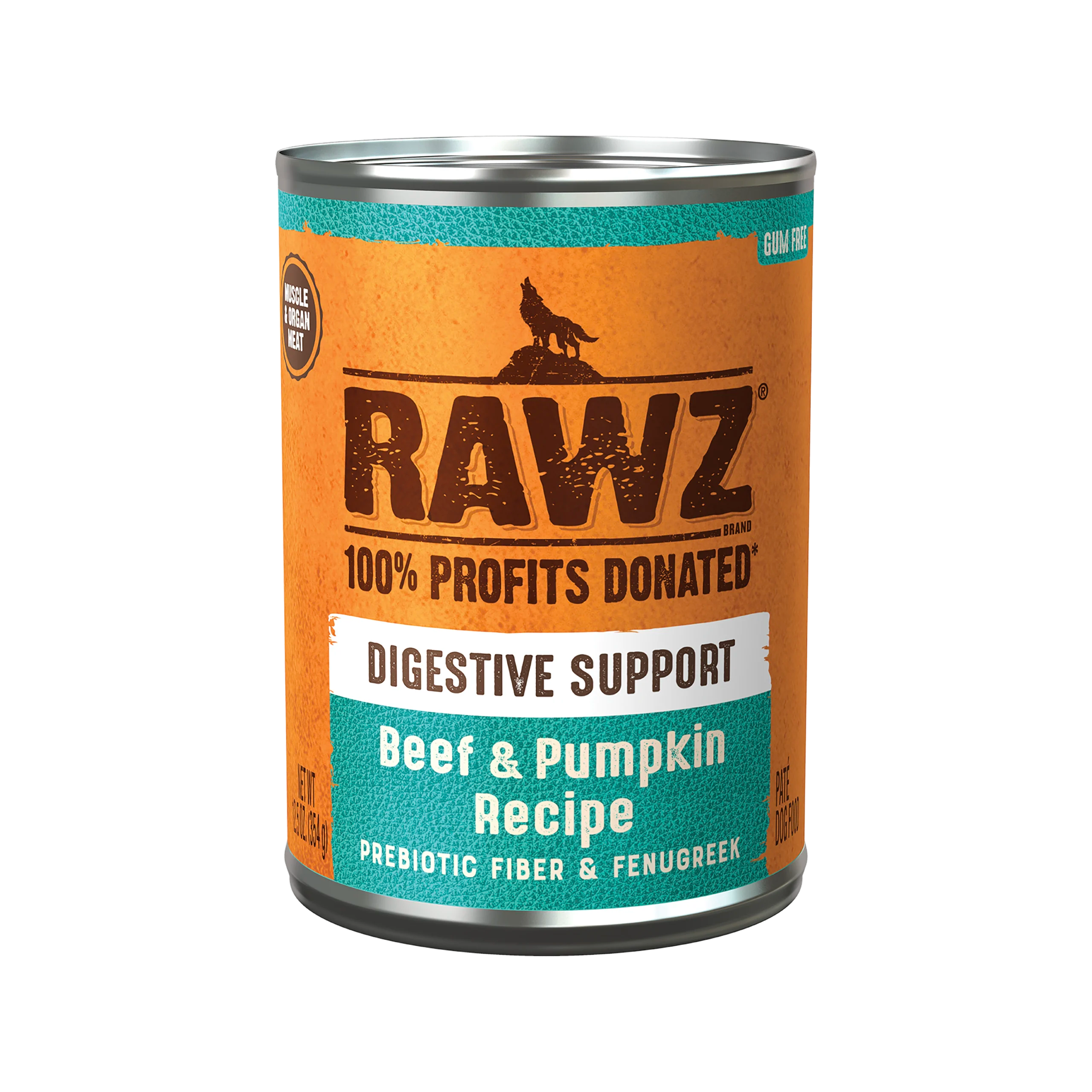 RAWZ DIGESTIVE SUPPORT BEEF & PUMPKIN DOG FOOD Rawz