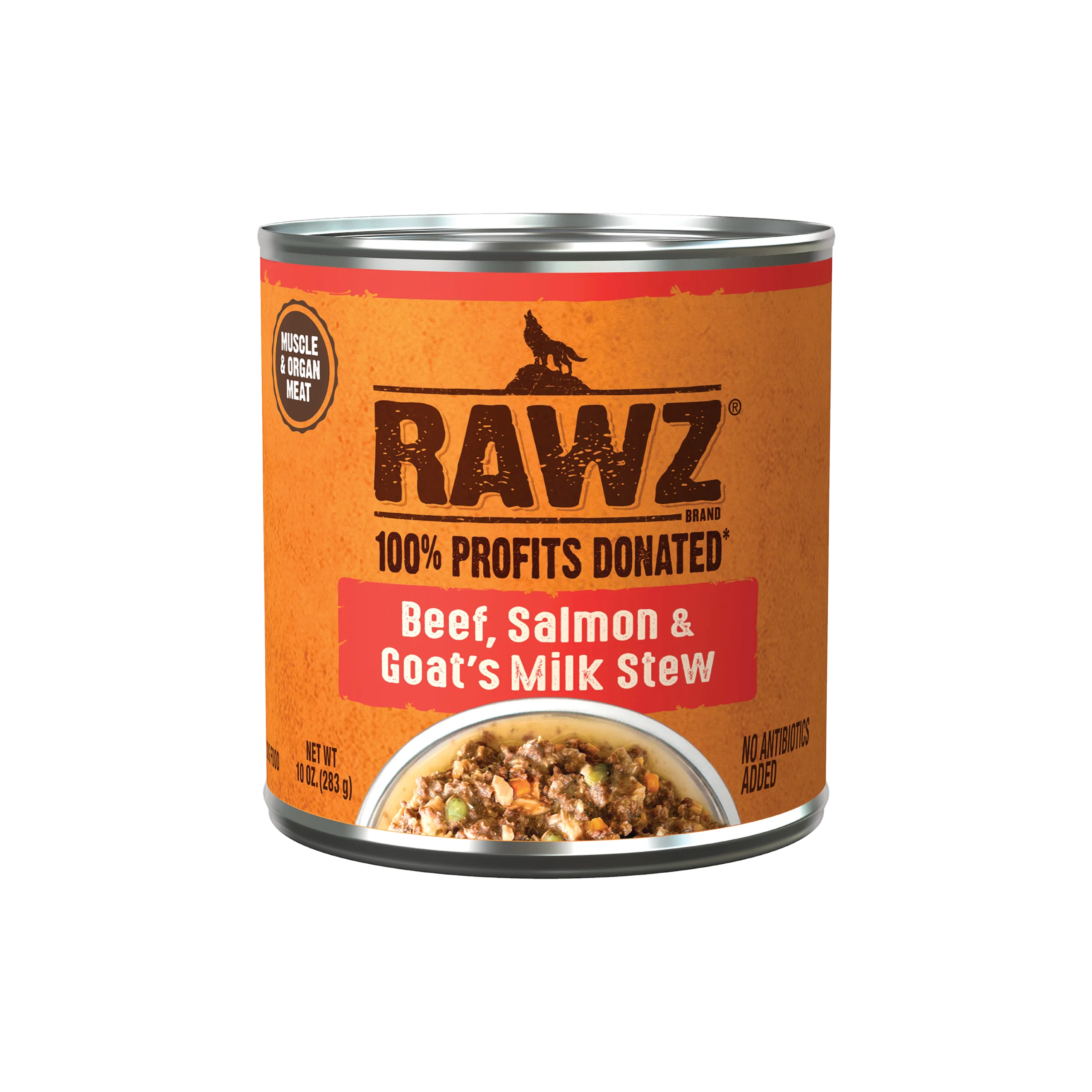 RAWZ GOAT MILK - BEEF & SALMON RECIPE FOR DOGS Rawz