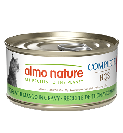 Almo Nature HQS Complete - Tuna Recipe with Pumpkin in Gravy Canned Cat Food Almo
