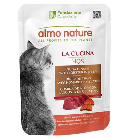 Almo Nature HQS La Cucina Tuna Dinner with Sole in Jelly Cat Food Almo