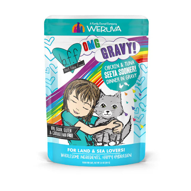 WERUVA B.F.F. Cat Food Pouch - Duck & Salmon Date Nite! Weruva