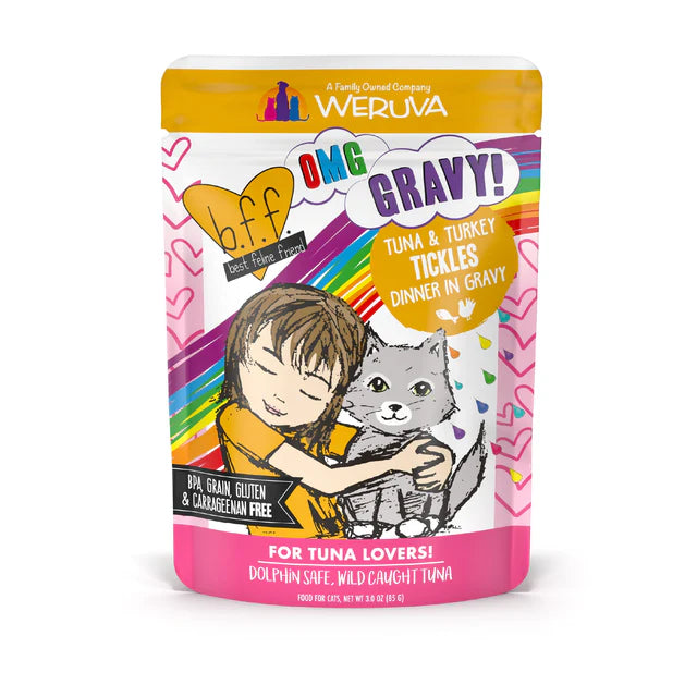 WERUVA B.F.F. Cat Food Pouch - Tuna & Turkey Tickles Weruva