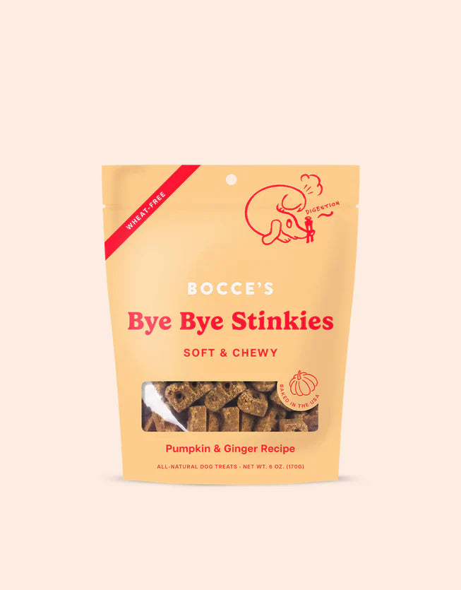 Bocce's Bakery Brushy Bites Soft & Chewy Dog Treats Bocce