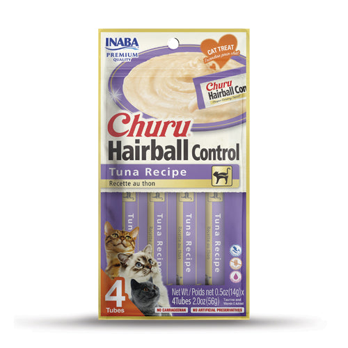 Inaba CIAO Churu Purées - Hairball Tuna Recipe