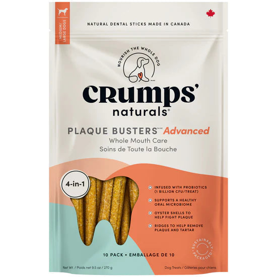 Crumps Plaque Busters Advanced Double Fresh Dental Sticks Crumps