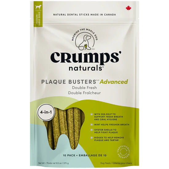Crumps Plaque Busters Advanced Double Fresh Dental Sticks Crumps