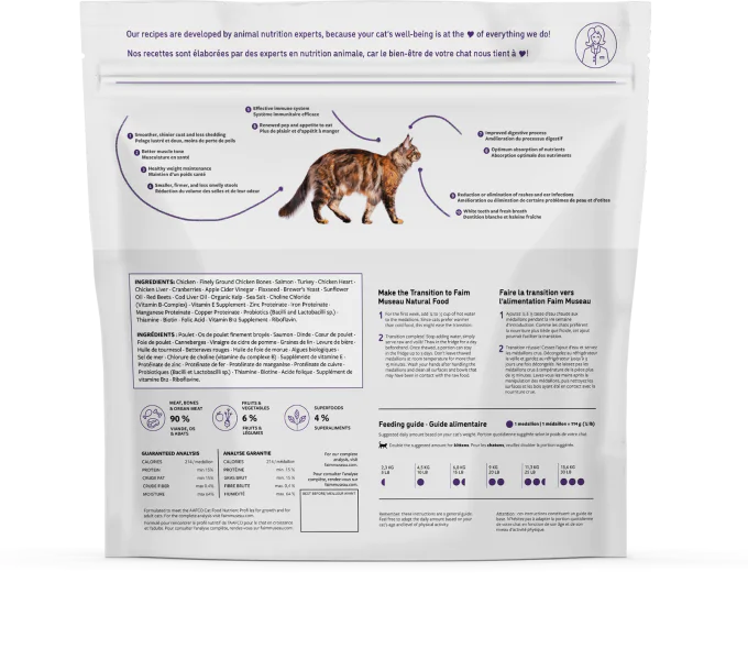 Faim Museau  Chicken & Salmon Cat Formula Faim Museau