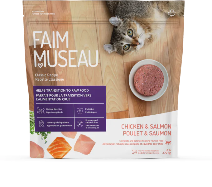Faim Museau  Chicken & Salmon Cat Formula Faim Museau