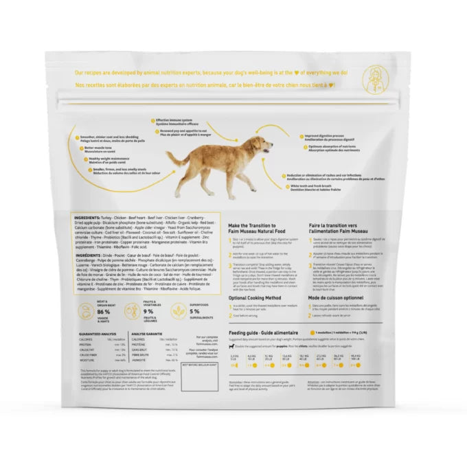 Faim Museau Chicken & Turkey Dog Recipe Faim Museau