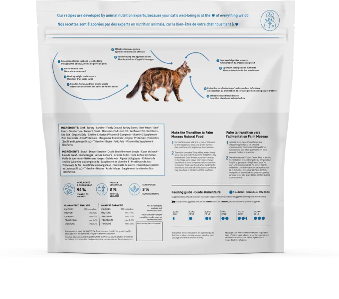 Faim Museau  Duck & Beef Cat Formula Faim Museau