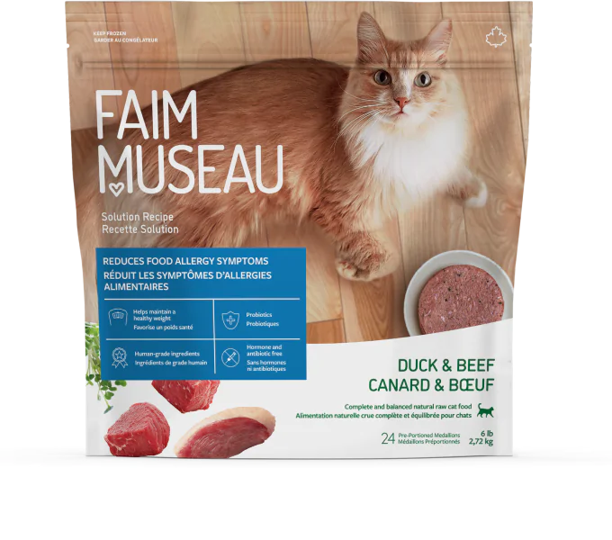 Faim Museau  Duck & Beef Cat Formula Faim Museau