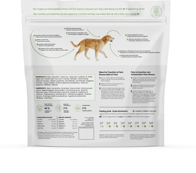 Faim Museau Simply Turkey Dog Formula Faim Museau
