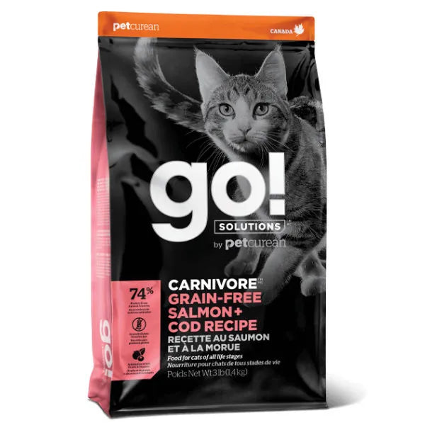 Go! Solutions Carnivore - Grain Free Salmon + Cod Cat Recipe