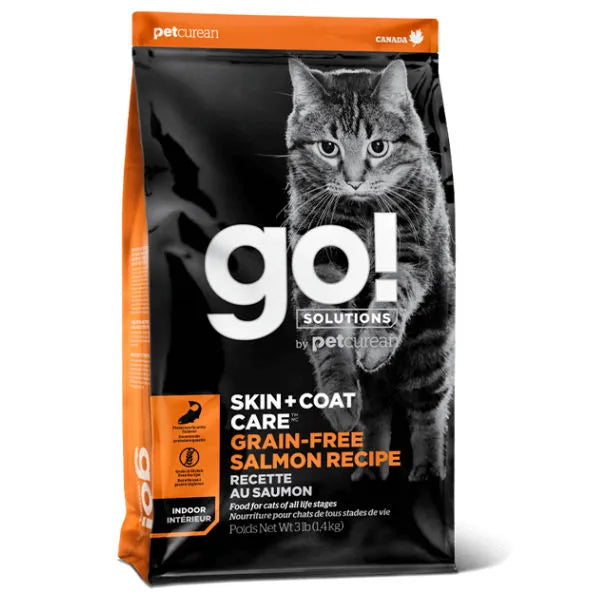 Go! Solutions Skin + Coat Care - Grain-Free Salmon Recipe Cat Food