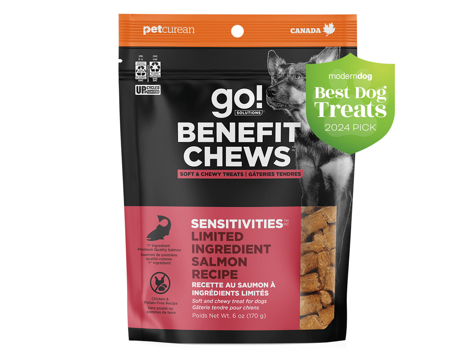 Go! Solutions Dog Treats Sensitivity Limited Ingredient Salmon Go Solutions