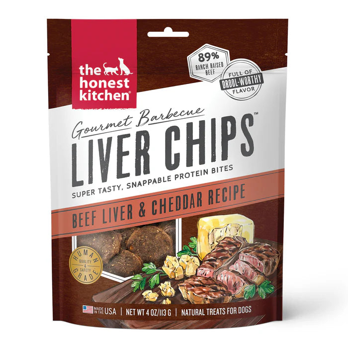 The Honest Kitchen Gourmet Liver Chips - Beef Liver & Cheddar
