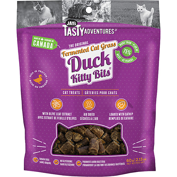 Jay's Cat Grass Duck Kitty Bits Jays