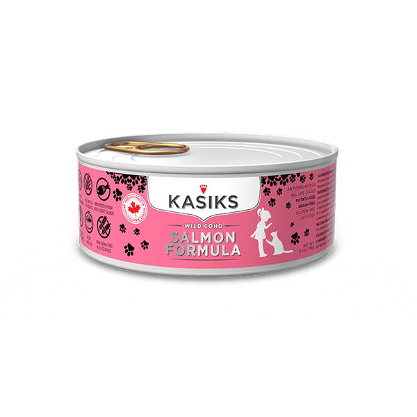 Kasiks Grain Free Wild Caught Coho Salmon Formula for Cats