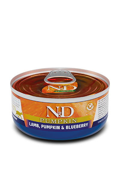 Farmina Natural & Delicious Lamb, Pumpkin, and Blueberry Adult Cat Food Farmina