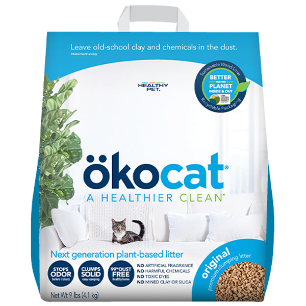 Okocat Original Clumping Wood Litter Tail Blazers Red Deer