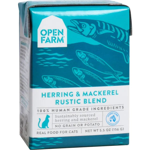 Open Farm Wet Cat Food - Herring & Mackerel Rustic Blend