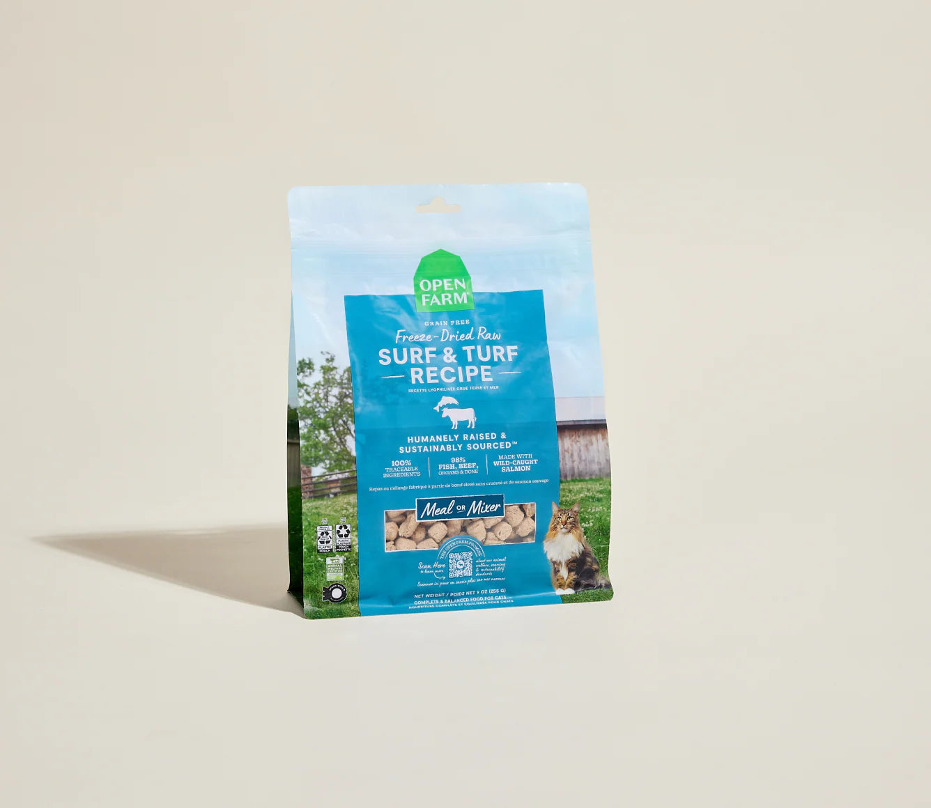Open Farm Wild-Caught Surf & Turf Freeze Dried Raw Morsels for Cats (Copy) Open Farm